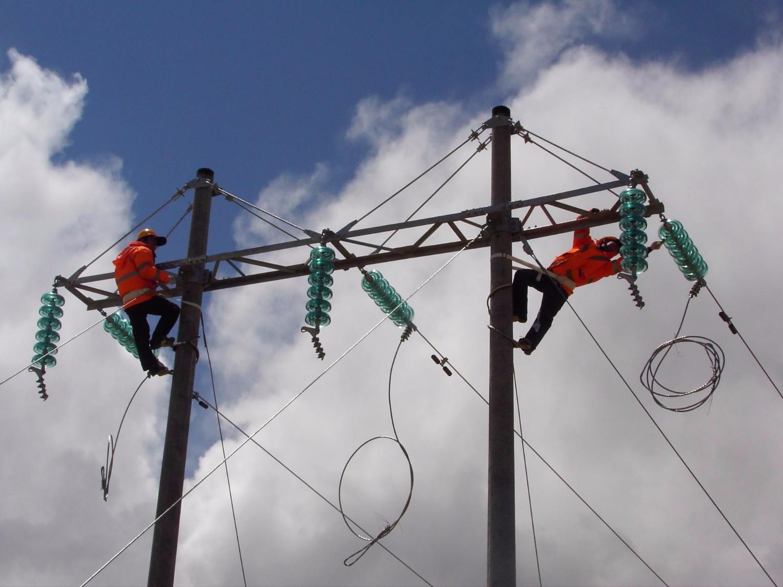 接触网隔离开关安装技能训练