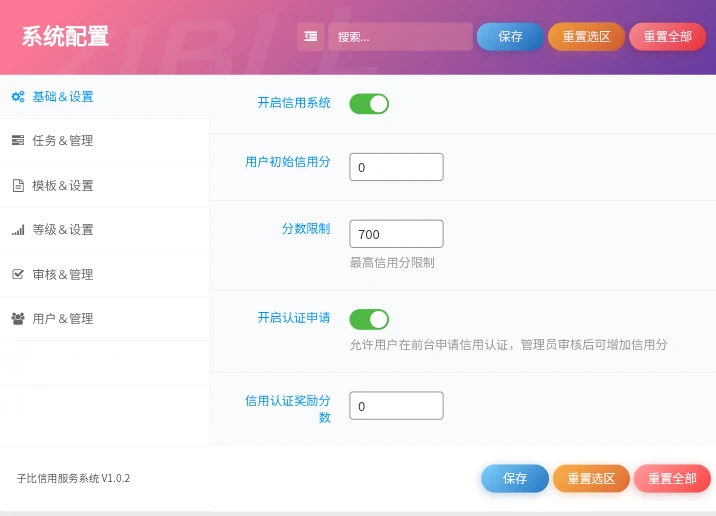 图片[1]-子比主题 - 信用服务系统插件_一键自动评估/Credit-语初博客